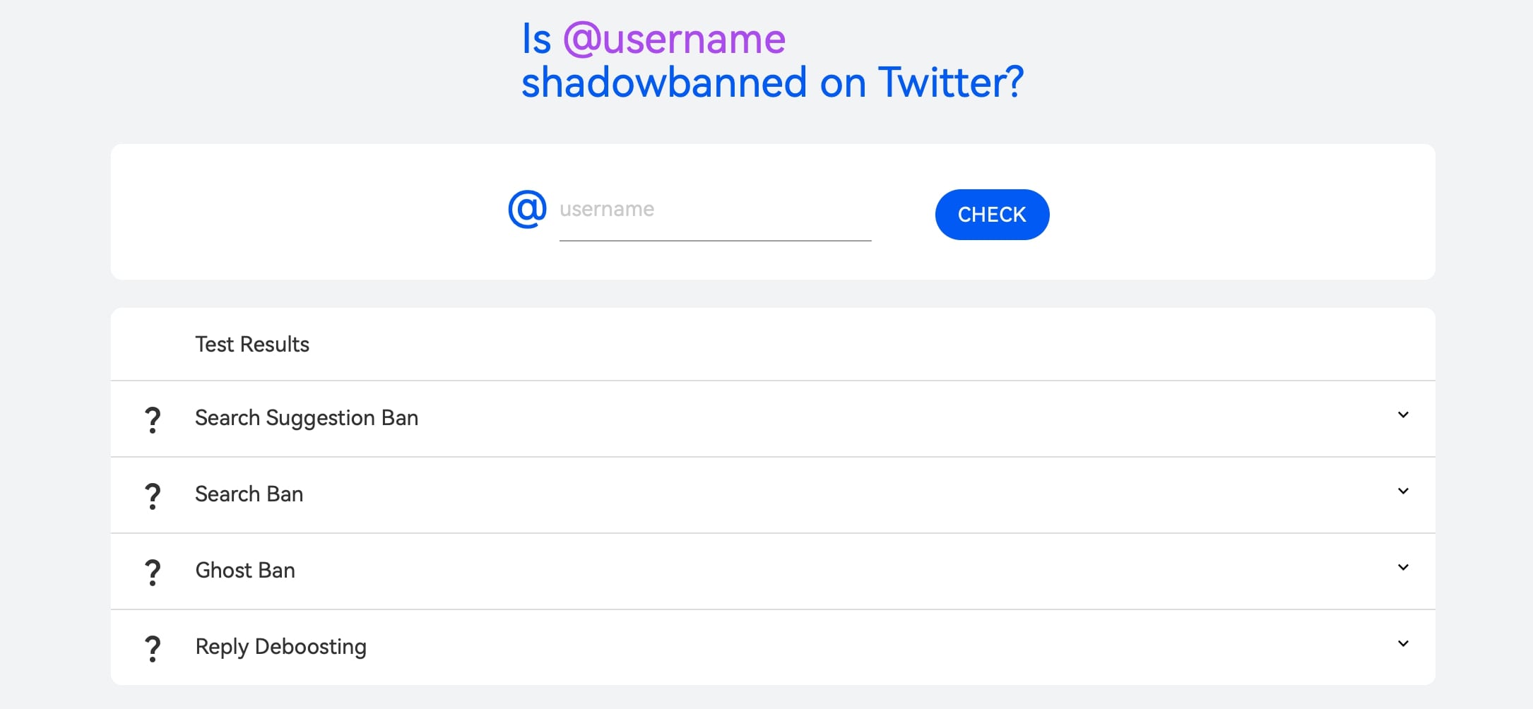 Twitter Shadowban Test - HiSubway.online